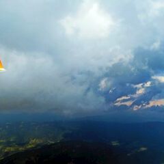 Flugwegposition um 13:47:04: Aufgenommen in der Nähe von Gemeinde Stanz im Mürztal, Österreich in 2116 Meter